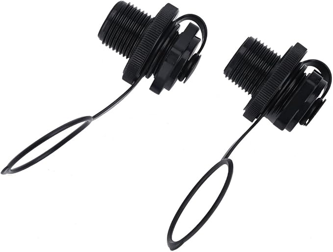 Watris Veiyi 2PCS Boston Valve, Towable Tube Plug, Inflatable Boat Air Valve, Air Mattress Plug Replacement for Rubber Dinghy Raft Kayak Pool Boat(Size As Shown)
