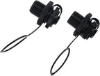 Watris Veiyi 2PCS Boston Valve, Towable Tube Plug, Inflatable Boat Air Valve, Air Mattress Plug Replacement for Rubber Dinghy Raft Kayak Pool Boat(Size As Shown)