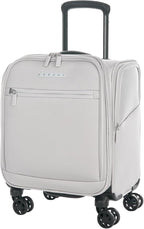 Verage Underseat Carry On Luggage with Spinner Wheels (Cloud Gray, 14.5-Inch Plus Underseat Pro)