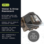 USB Rechargeable LED Headlamp Flashlight, Waterproof Headlight for Camping, Running, Hiking, Fishing, 7 Modes, Night Vision, Motion Sensor & White Spotlight