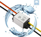 5Pcs 12V to 6V Car Power Voltage Converter DC 9V-22V 12V to 6V Buck Voltage 3A 18W Waterproof DC Step Down Volt Module Power Supply Board Compatible with Car Vehicle Automotive LED Display Radio
