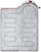 QOOMO Camping Sleeping Bags,3 Season Warm & Cool Weather,Lightweight,Waterproof Sleeping Bags for Adults & Kids,Traveling,and Outdoors,Camping Gear Equipment