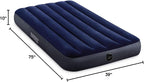 Intex 64757E Dura-Beam Standard Downy Air Mattress: Fiber-Tech - Twin Size - 10in Bed Height - 300lb Weight Capacity - Pump Sold Separately