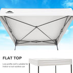 EAGLE PEAK Flex Compact 5x5 Pop-up Canopy Changing Room, Portable Privacy Dressing Room for Indoor Fashion Photoshoots, Camping, or Pool, White