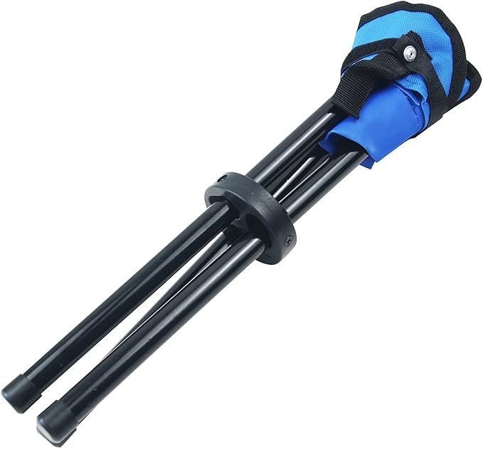 Folding Camping Stool Portable Outdoor Chair Use Height 14 inchs Fishing Chair Seat for Camping Fishing Hiking Gardening and Beach Maximum Weight Capacity 300 lbs (Blue)