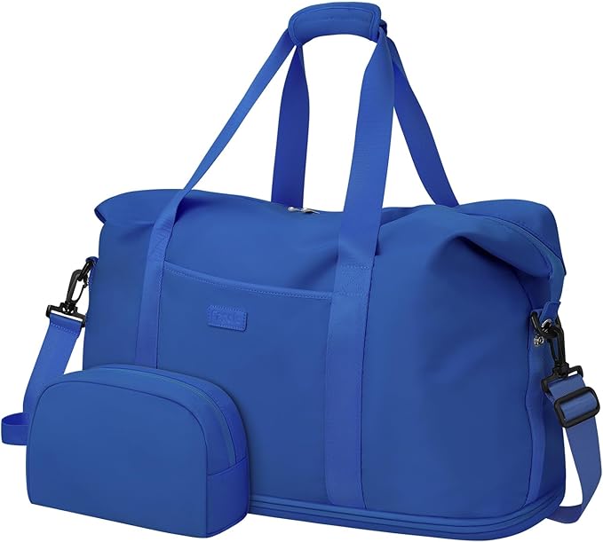 Expandable Travel Duffle Bags Weekender Overnight Bags for Women Men Hospital Bag for Women Labor Delivery with Toiletry Bag Waterproof