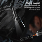 NICRON N1pro EDC Flashlight, 1000 Lumens Rechargeable Flashlights, 6 Modes AA Pocket Flashlight Mini Size with Keychain for Camping, Home, and Emergencies