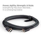 360 Electrical Lightning to USB-C Charging Cable – 5ft, MFi Certified, Fast Charge Compatible, Durable & Tangle-Free