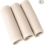 Luggage Handle Wraps -Suitcase Handle Wraps Travel Bag Handle Covers Suitcase Identifier Luggage Makers Covers(3Pcs-Beige)