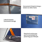 2-12 Person Tents for Camping Waterproof, Backpack Double Layer Tents, Perfect Picnics, Fishing and Backyard Camping