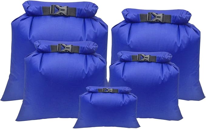 TRENDBOX Roll Top Waterproof Dry bag Kit Storage Compression Bag Sack Poch Packing Organizers Water Resistant Camping Travel