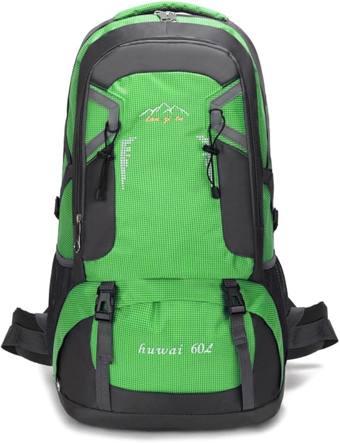 60L Hiking Backpack,Camping Backpack Lightweight Travel Daypack Waterproof Backpacking Bag for Men Women (Green)