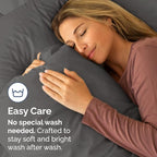 Queen Pillow Cases Set of 2 - Ultra Soft Hotel Quality Pillowcase Covers - Comfy Cozy Bedding for Women, Men, Kids and Teens - Machine Washable Pillow Protectors - 2 Pieces Set - Queen Size Charcoal