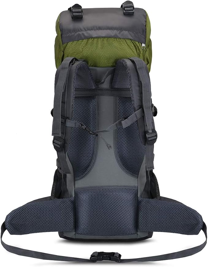 Bseash 60L Internal Frame Waterproof Hiking Camping Backpack with Rain Cover, Large Outdoor Sport Travel Daypack Rucksack