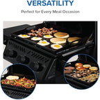 Freestyle™ 24 Inch Pre-seasoned Non-Stick Griddle, Propane