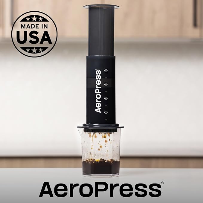 AeroPress Coffee Maker Carafe, 20 oz (600 ml) Capacity, Shatterproof Pour Over Coffee Carafe, Ideal for Original, Clear, and XL Presses, Compact and Travel-Friendly Design, Made in USA