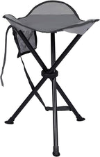 Portal Tall Folding Tripod Stool for Outdoor Camping Walking Hunting Hiking Fishing Travel, Support 225 lbs