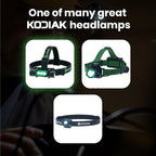 KODIAK 1500 Lumen Headlamp – Rechargeable Hard Hat Light with Detachable Work Light, Magnetic Base, USB Charging, Adjustable Tilt, 4 Brightness Modes