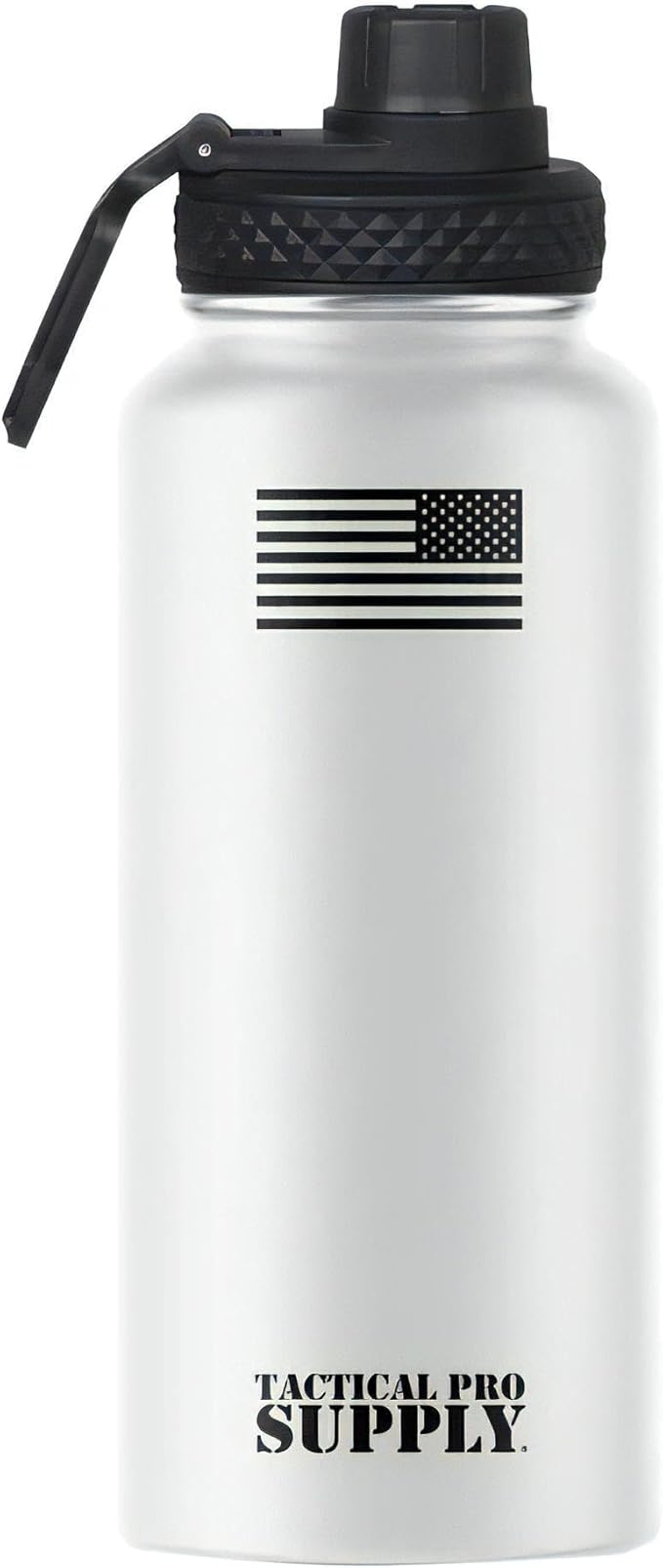 Tactical Pro Supply 32 oz. Patriotic Water Bottles | Decorated in the USA | Made with Premium Stainless Steel Material | Double Wall Vacuum Water Bottle Insulated