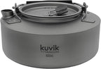 Kuvik Titanium Kettle 600ml (20.3 oz) - Ultralight and Compact Kettle for Backpacking, Camping, and Home