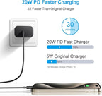 iPhone 17 16 15 Charger Fast Charging 6FT - 20W USB C Charger Block with 6FT Type C to C Cable Compatible with iPhone 17/17 Pro/17 Pro Max/Air/16/16e/15, iPad Pro, iPad Air (Black)