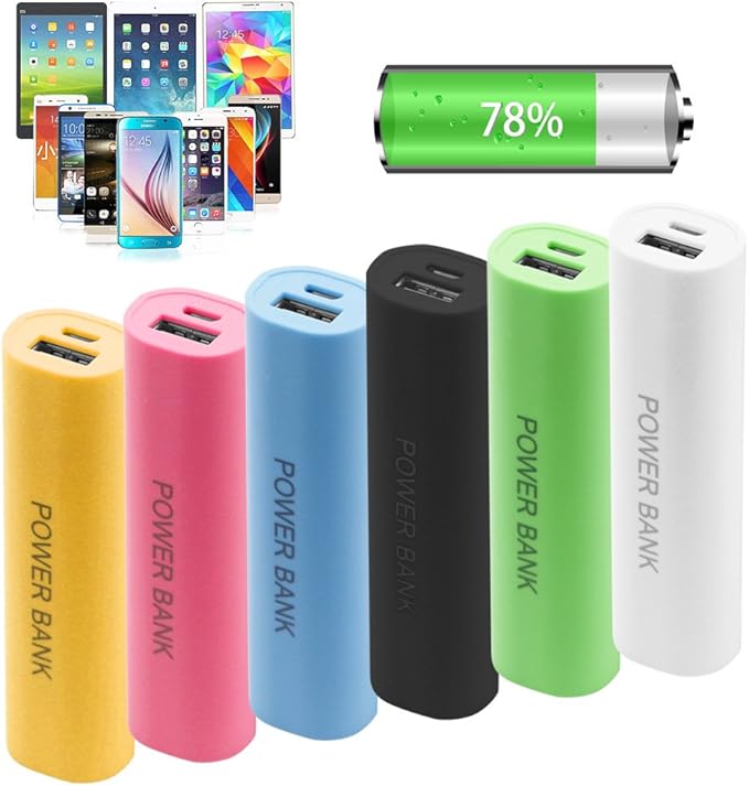 18650 for Shell Mobile Power Supply Accessories for Mobile Phones MP3 MP4 Lightweight Portabl Box 4X 18650 Storage Case Container Holder Powerbank Shell, White