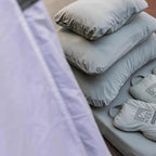 HEST Camping Pillow - Temperature Resilient, Memory Foam, Packable Travel Pillow