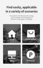 Find My Tag,Item Finder for Keys, Car, Wallet, Luggage, Bag, Pets and More, Works with Apple Find My App (iOS only), GPS Tracker for Kids (Green)