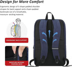 MAXTOP Deep Storage Laptop Backpack Business Anti-theft Backpacks[Water Resistant] College School Computer Bookbag Fits 17 Inch Laptop