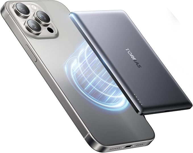 TORRAS Magnetic Case & Magnetic Power Bank 5,000mAh