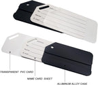 Aluminum Luggage Tags, Luggage Tag Holders for Travel Luggage Baggage Identifier by Ovener (7Pack Mutilcolor)