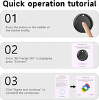 Android Tracker Tags 1 Pack Work with Android'S Find Hub App (Android Only), IP7 Waterproof Key Finder Item Locator, Bluetooth 5.3, Long Battery Life, Smart Tags for Luggage, Bag, Key Pet etc as Gift