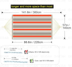 Double Hammock with Quilted Fabric and Spreader Bars,Longer and Sturdier,Quality Hammocks for Outdoor Indoor Patio Yard