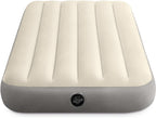 Intex 64101E Dura-Beam Standard Single-High Air Mattress: Fiber-Tech – Twin Size – 10in Bed Height – 300lb Weight Capacity – Pump Sold Separately