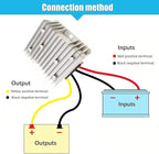 DC 36V/48V Step Down to 24V 10A 240W Voltage Regulator Buck Converter Golf Cart Reducer Power Converter Waterproof Module Transformer