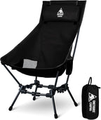 OneTigris Dragonhide Oversized Camping Chair with Pillow Design, Comfortable Widened Seat Folding, 275 lbs Capacity