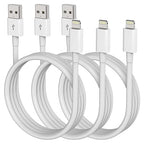 iPhone Charger Apple MFi Certified Lightning Cable 6FT Fast Charging Cord Compatible with iPhone 14 13 12 11 Pro Max XR XS X 8 7 Plus 6S/iPad/Car Carplay (3 Pack)