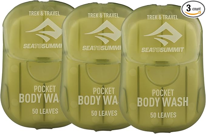 Sea to Summit Trek and Travel Pocket Body Wash, 3-Pack