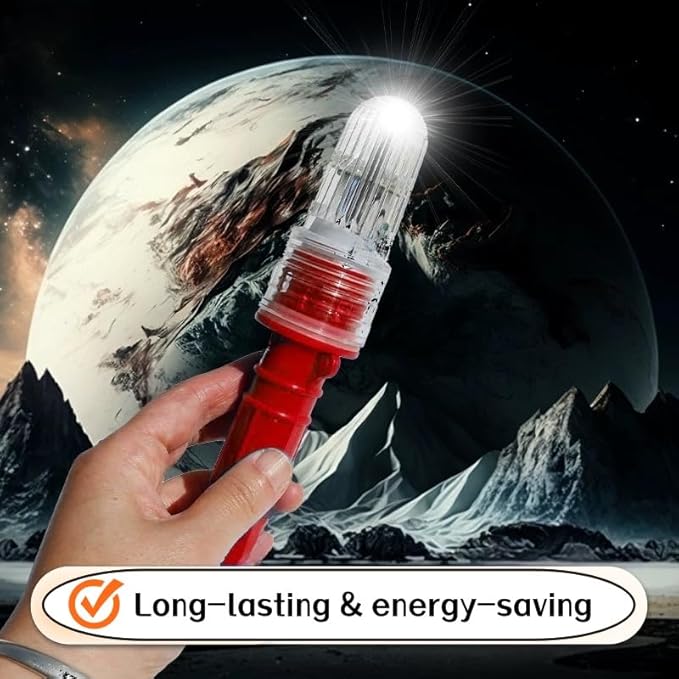 2PCS 2025 Upgrade Boat Flares Coast Guard Approved Marine, Waterproof Marine Flares Coast Guard Approved, LED Boat Flares Emergency Signals Safety Kit for Fishing Boats, Life Rafts (Red)