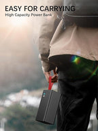 90000mAh Portable Charger Power Bank Large Battery Pack, Upgraded 30W PD & QC 3.0 Fast Charging Big Powerbank, USB-C High Capacity 5 Output 2 Input with LED Display for Phone Tablet