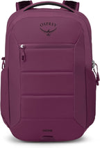 Osprey Ozone Laptop Backpack with Ventilated AirScape™ Backpanel - Lightweight Travel Backpack with 16” Laptop Sleeve - Carry-On Compatible Travel Bag for Men and Women, Moody Burgundy