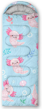 QOOMO Camping Sleeping Bags,3 Season Warm & Cool Weather,Lightweight,Waterproof Sleeping Bags for Adults & Kids,Traveling,and Outdoors,Camping Gear Equipment