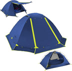 Clostnature Libra Lightweight Backpacking Tent - 1/2 Person 4 Season Ultralight Waterproof Camping Tent, Large Size Easy Setup Tent for Winter, Cold Weather, Family, Outdoor, Hiking and Mountaineering