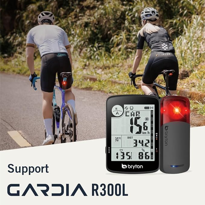 Bryton Rider 17 3.0 inch LCD Screen Wireless GPS Bike/Cycling Computer, Compatible with Bike Radar, 25hrs Long Battery Life, Bluetooth, Waterproof, Live Track