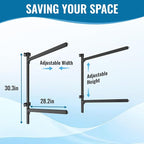 Kayak Rack for Outdoor Storage, Kayak Storage Rack, Adjustable Freestanding Kayak Rack Stand Holder for Paddleboard Surfboard for Indoor, Outdoor