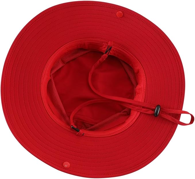 Connectyle Sun Hat for Men Women Outdoor UV Protection Safari Hat for Fishing Hiking Gardening Breathable Cowboy Hat UPF50