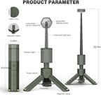 Telescopic Camping Light - 10500mAh Rechargeable Camping Lantern with Storage Bag, Dimmable Magnetic Tent Lamp, Waterproof Camping Lights Outdoor Emergency Lights for Home Power Outage, Hiking -Green