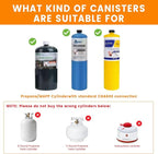 Backpacking Stoves Portable Propane Camping Cooking Stove with Fixed Support Foldable Adjustable Camp Stove Ideal for Hiking and Outdoor Cooking