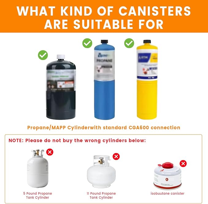 Backpacking Stoves Portable Propane Camping Cooking Stove with Fixed Support Foldable Adjustable Camp Stove Ideal for Hiking and Outdoor Cooking