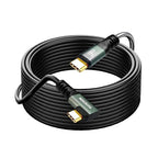 USB C-C 50ft 90° Right Angle Cable Type C 4K60Hz Aluminum Connector, Aluminum Alloy Case, 100W PD Fast Charging & Data Sync (10Gbps) Available for MacBook, iPad Pro, Galaxy S24
